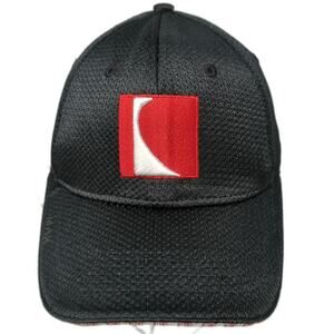 Triple Crown Baseball Cap Black One Size Koike Cutting Welding Strapback Hat